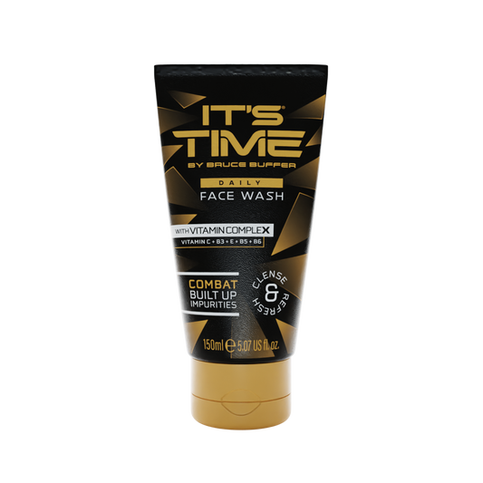 It's Time By Bruce Buffer Daily Facial Wash With Vitamin Complex