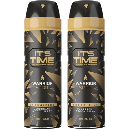 IT'S TIME Warrior Spirit Deodorant & Body Spray (2-Pack)