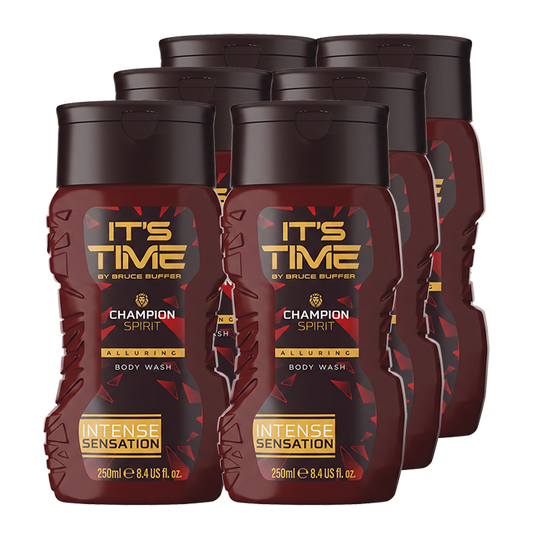 IT'S TIME Champion Spirit Body Wash (6-Pack, 250ml)